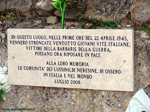 Lapide: il testo